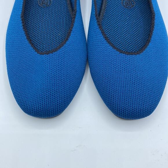 Rothy’s Pacific Blue Square Flats Size 8.5 - Picture 6 of 15